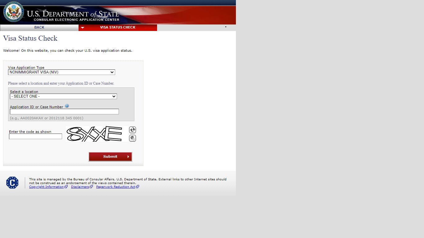 Visa Status Check - United States Department of State